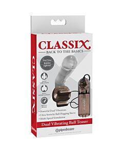 Classix Dual Vibrating Ball Teaser (schwarz / Rauch)