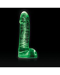 Glatter Dildo des Glühwürmchenglases