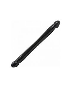 Weiche Doppel Penis schwarz 45 cm