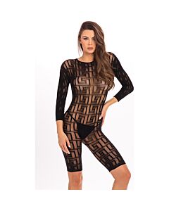 Exotische Geometrie body de malla - negro