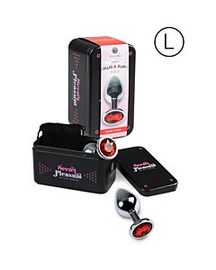 Secret Play Anal Plug Größe l - rot