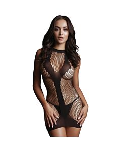 Verführerisches Mesh Noir Kleid