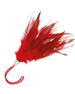 Rote Sinnliche Feder 17cm