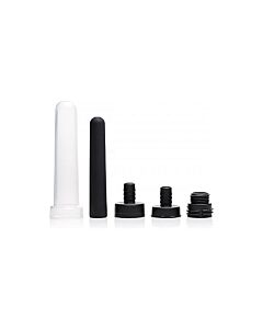 Reiseeinlauf Wasserflaschenadapter Set 5 Stück schwarz