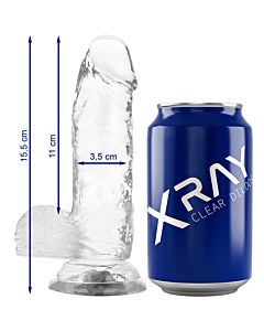 Dildo Kristallklar Transparent Crystal Clear