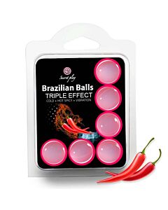 Vibrantes brasilianisches Dreierpack