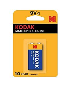 Batterie Max Alkaline 9V Kodak