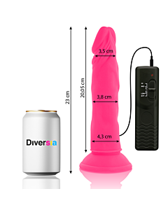 FlexiVibe - Vibratorischer Dildo 23cm (Rosa)