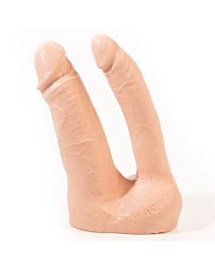 Dildo Arthus Doppel Natur 17cm/15.5cm