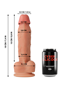 Silicock Flüssiges Realistisches 19cm