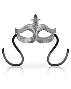 Antifaz Fleur-de-Lis Silber - Mondschein