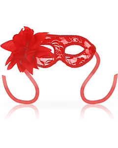 Augenbinde aus roter Spitze - Ohmama