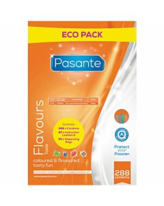 EcoGeschmack: Pack mit 288 Kondomen