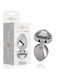 Analplug aus Aluminium in Herzform