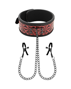 Halsband BDSM Rotes Vergnügen
