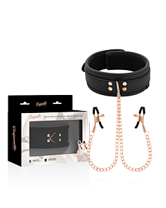Halsband Coquette Neopren Klammern