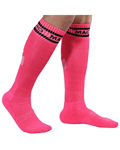 Rosa rebellische Socken