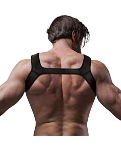 Submissives Neopren Harness für Männer - Größe M