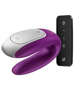 Doppelter Lila-Vibrator für doppeltes Vergnügen