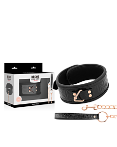 Halsband Schwarz Flex