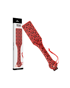 Roter veganer Spanking-Paddle