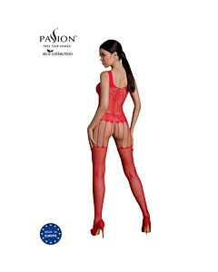 Bodystocking Eco Passion Rot