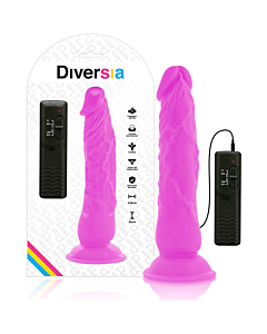 FlexiVibe - Flexibler Vibrator-Dildo 21cm - Lila