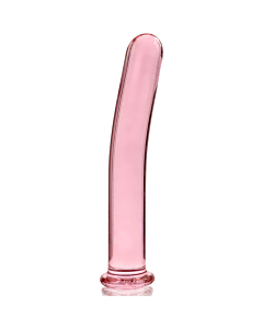Dildo aus rosa Nebula-Glas