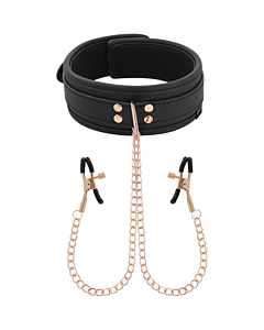 Halsband Coquette Neopren Klammern