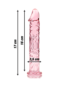 Dildo Rosa Nebeliger Kristall