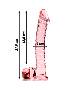 Dildo Glas Pink Nebula
