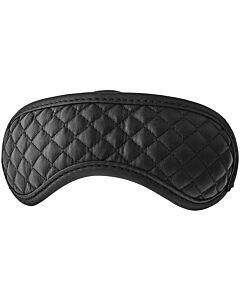 Maske mit schwarzem Diamant-Glanz