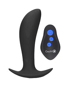 Analplug mit kabelloser Vibrationssteuerung - Schwarz