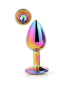 Plug Regenbogen Glitzer