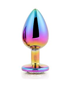 Plug Regenbogen Glitzer