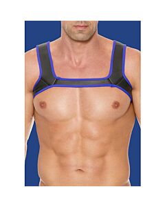 Geschirr aus blauem Neopren PuppyFlex