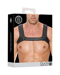 Geschirr Puppy Neopren Schwarz