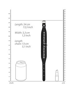 Fußfesseln Diamant Schwarz
