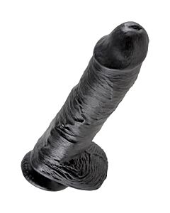 König Hahn 10 'realistico 25,4 cm schwarz Penis