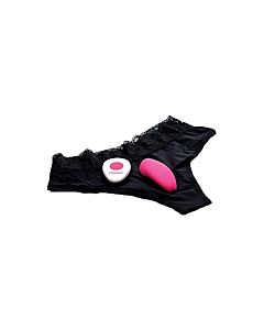 Verspieltes Höschen 10x Höschen Vibe mit Fernbedienung - pink