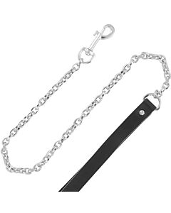 Dunkle Leine Halsband