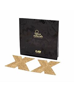 Goldkreuz-Blitz-Piercings