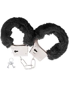 Dunkle Stahl Handschellen