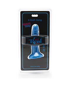 Glücklicher Dildo 15cm - Blau