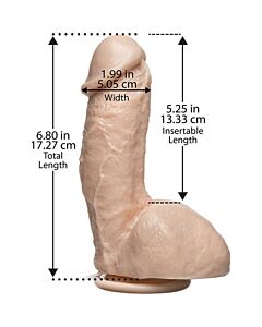 Realistische Penis mit der Ejakulation