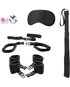 Rückhaltekit für Bettpfostenbindungen - schwarz