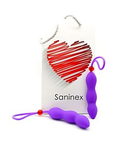 Saninex Höhepunkt Butt Plug und Ring lila