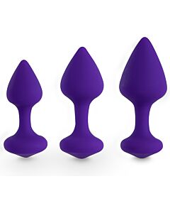 Feelztoys - Bibi Butt Plug Set 3 Stück lila