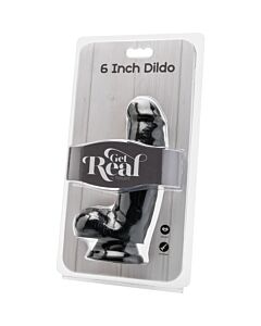 Schwarzer realistischer Penis 15cm