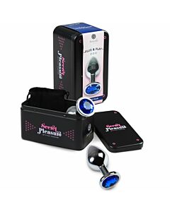 Stahlblauer Stecker